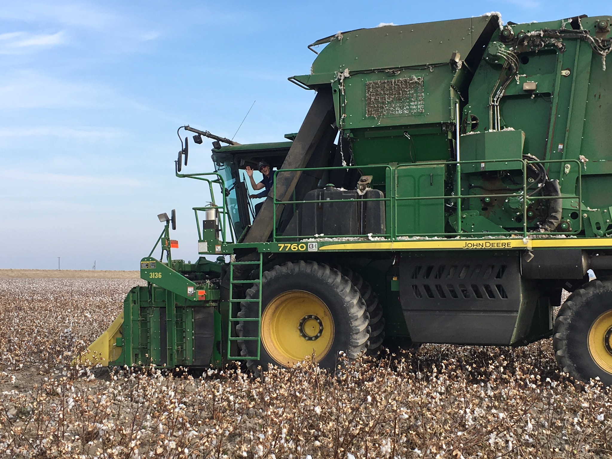 clean tractor