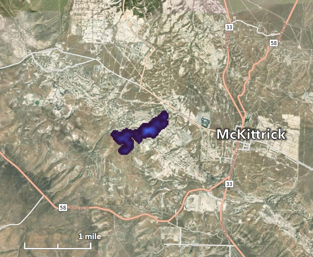 gas field leak in Kern County that was identified by the state’s methane satellite and repaired within 24 hours in July 2025.