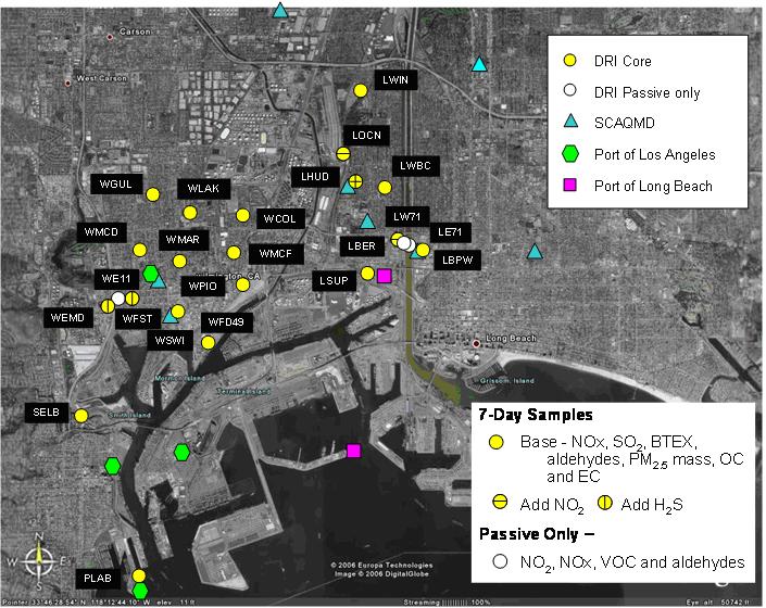 HCMS saturation study monitoring network