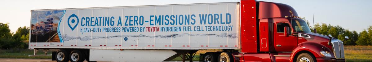 Kenworth truck with Toyota fuel cell