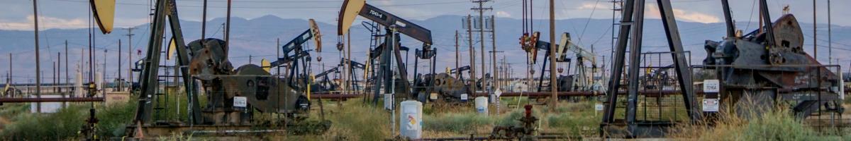 oil production wells in Kern County California