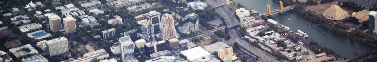 arial view of Sacramento