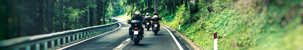 motorcycles on highway