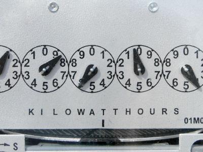 Photo of a watt meter