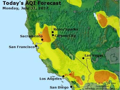 Realtime ozone data