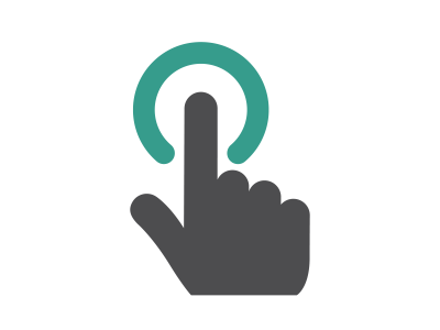 hand clicking icon
