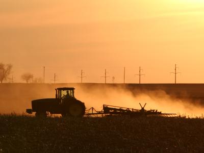 tractor dust
