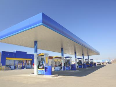 gas station