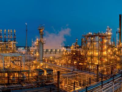 refinery evening