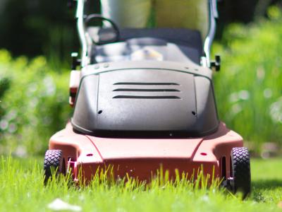 Image of zero-emission lawn mower